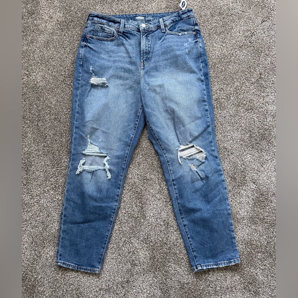 Old Navy Distressed OG Straight Jeans